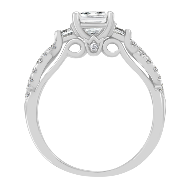 Zásnubní prsten plný diamantů Rylie 27880