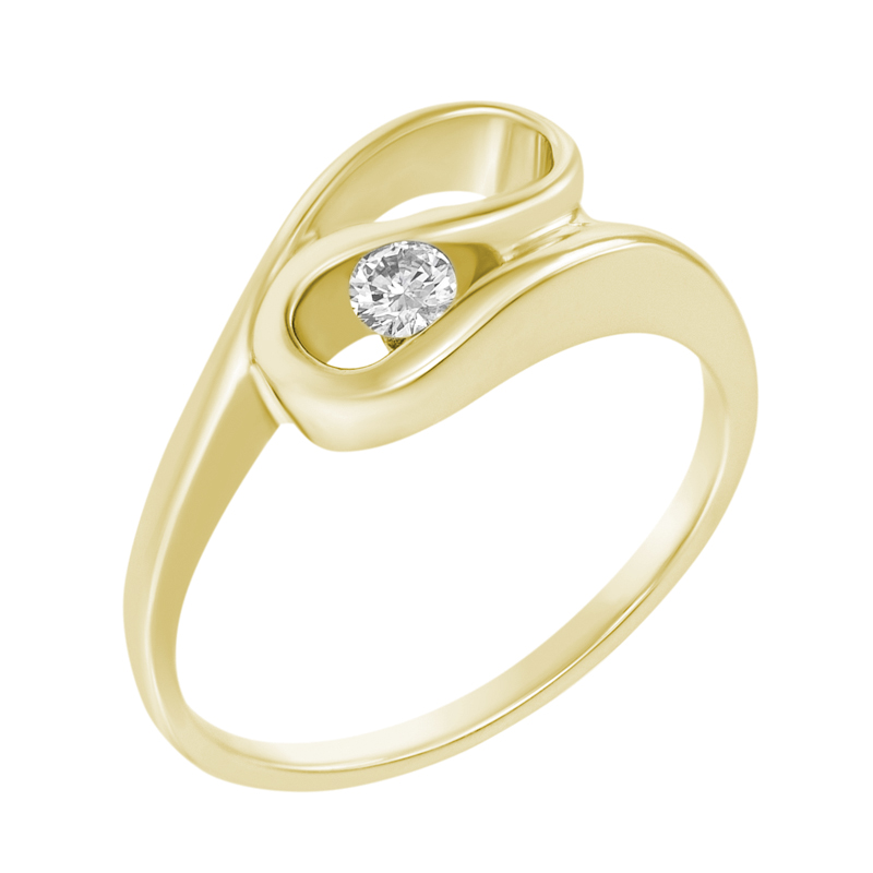 Prsten ze žlutého zlata 28620