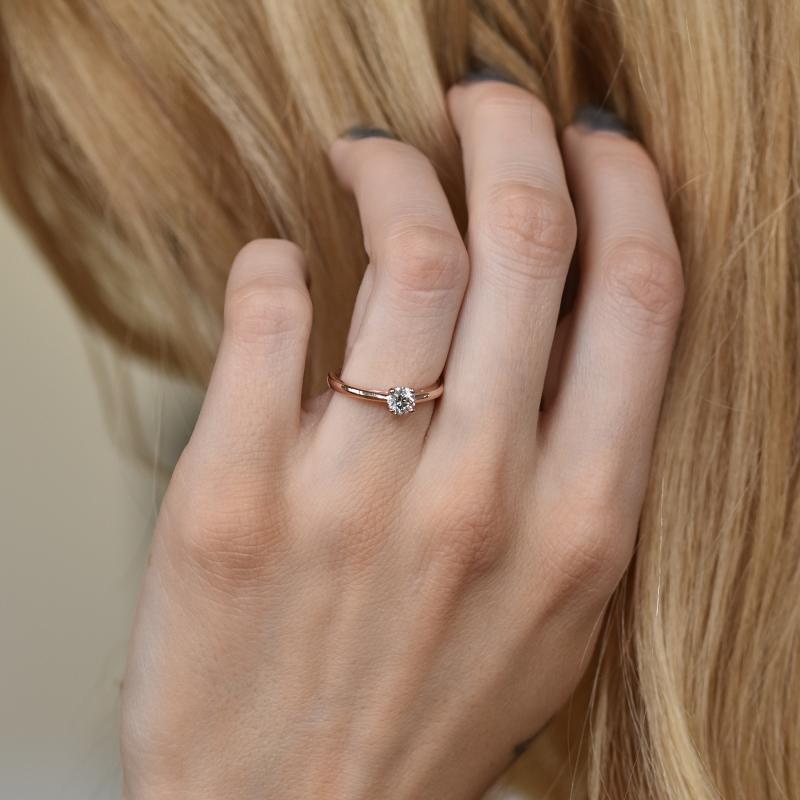 Zásnubní prsten s diamantem 29580