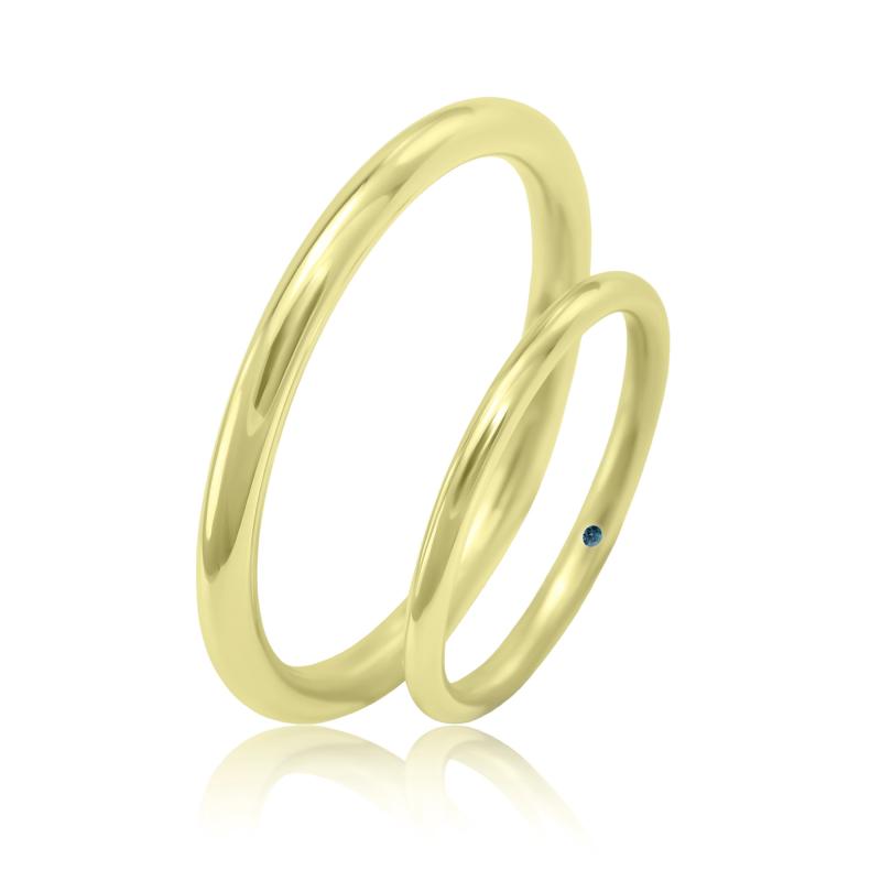 Minimalistické snubní prsteny