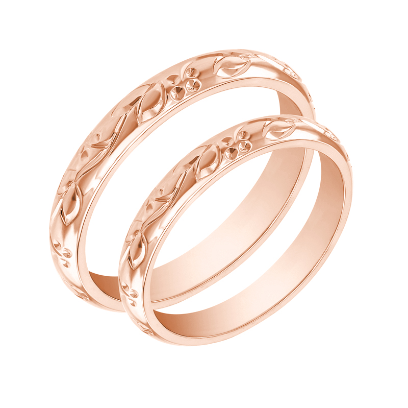 Romantické vintage snubní prsteny 33740