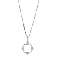 Stříbrný náhrdelník s kubickými zirkony Jovuli
