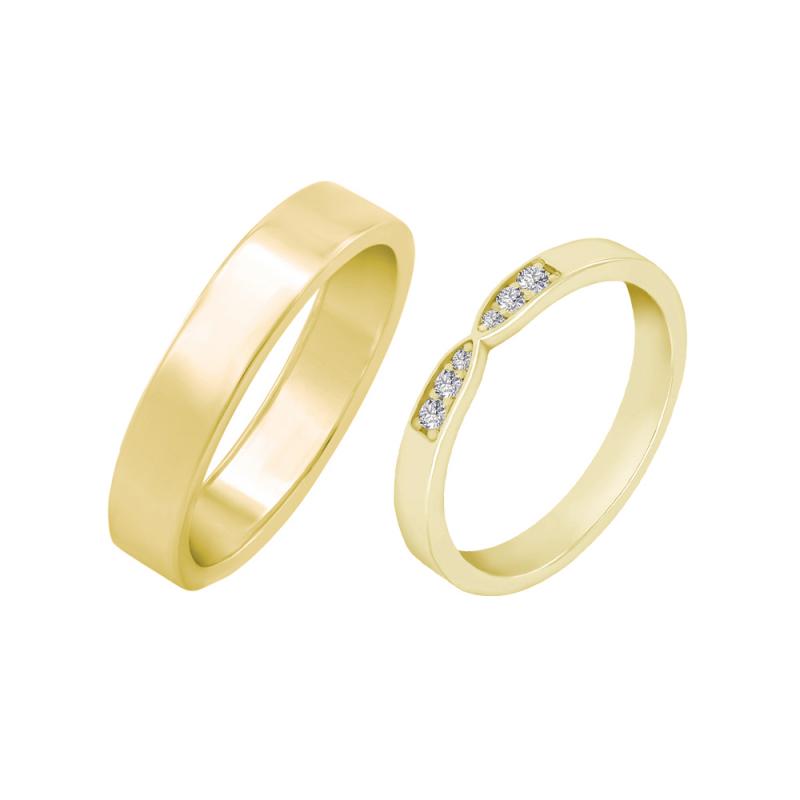 Zlaté snubní prsteny 39950