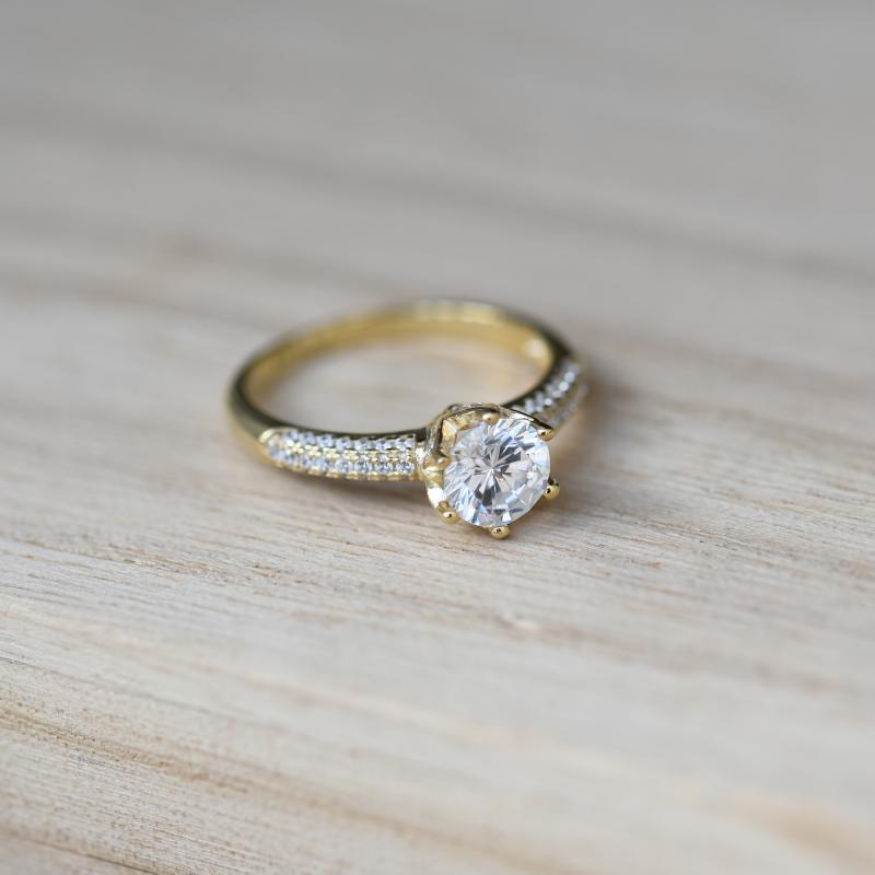 Prsten s diamanty 41210