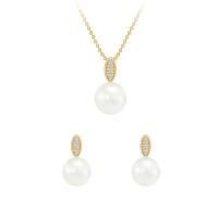 Zlatá romantická kolekce s perlami a diamanty Glaume