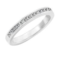 Platinový eternity prsten s 1.75mm diamanty Brily