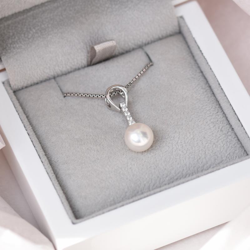 Jemný náhrdelník s perlou 44320