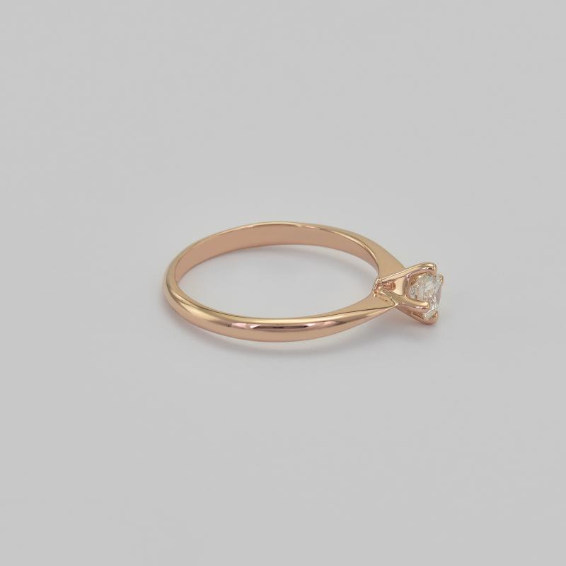 Zlatý diamantový prsten 46150