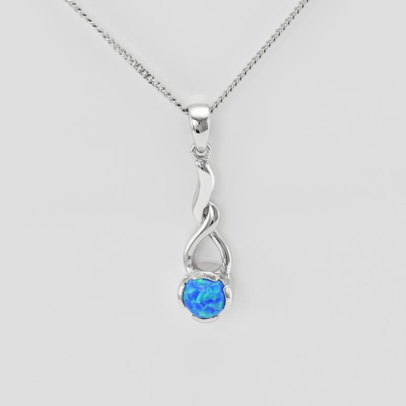 Stříbrný náhrdelník s opálem 48800