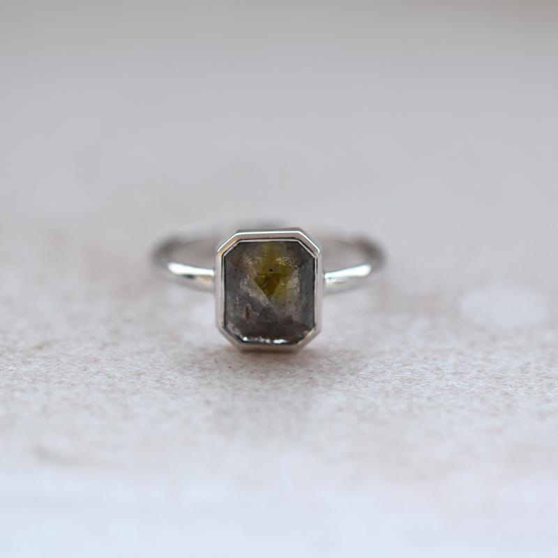 Zlatý prsten s emerald diamantem 51020