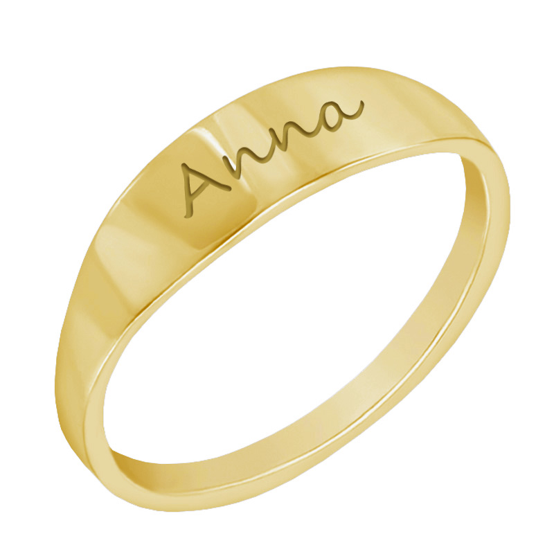 Zlatý dámský prsten 58080
