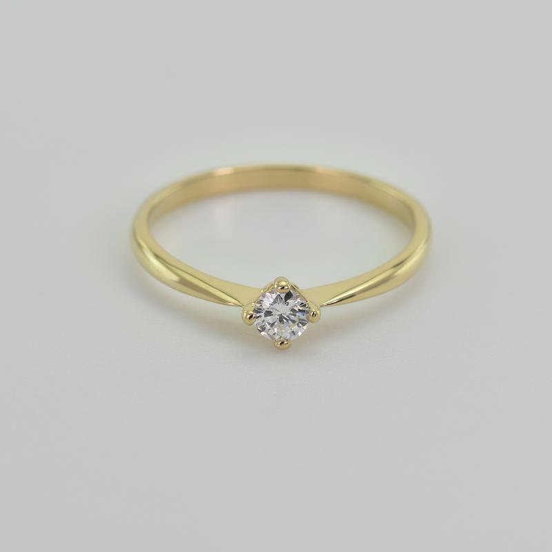Prsten s certifikovaným diamantem 64590