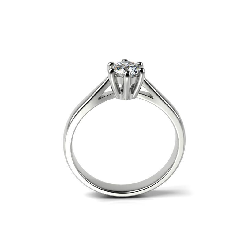 Prsten s certifikovaným diamantem 64820