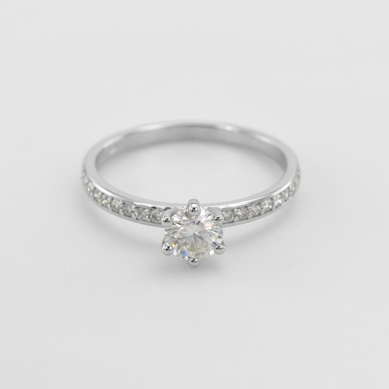 Prsten s diamanty ze zlata 66020
