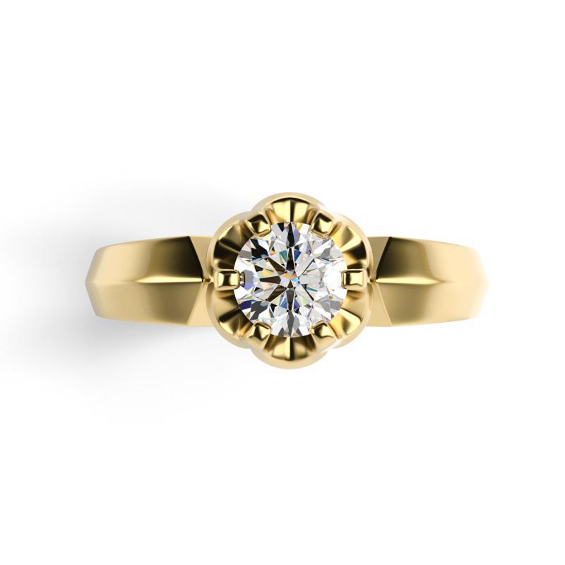 Prsten ze žlutého zlata Vani 74000