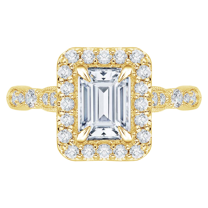 Zásnubní prsten s diamanty ze zlata 74280