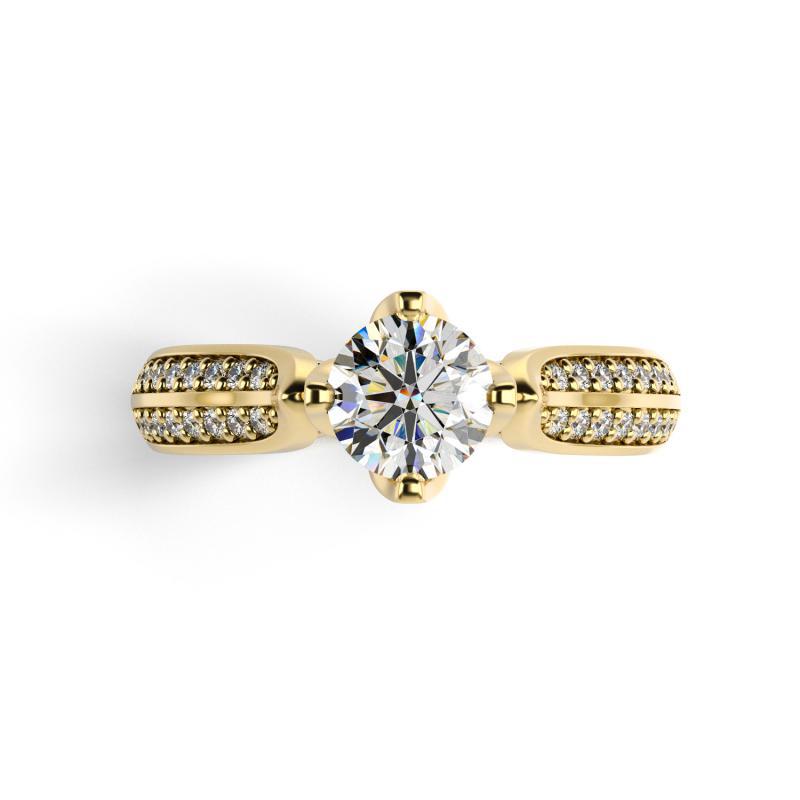 Zásnubní prsten s diamanty Katynie 75540