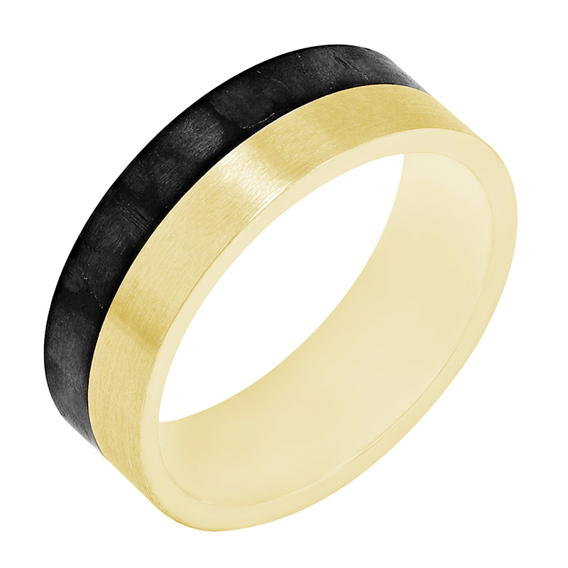 Pánský snubní prsten ze zlata 80130