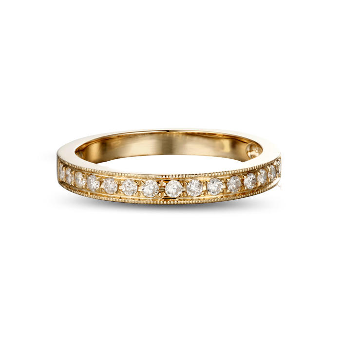 Zlatý diamantový eternity prsten 8410