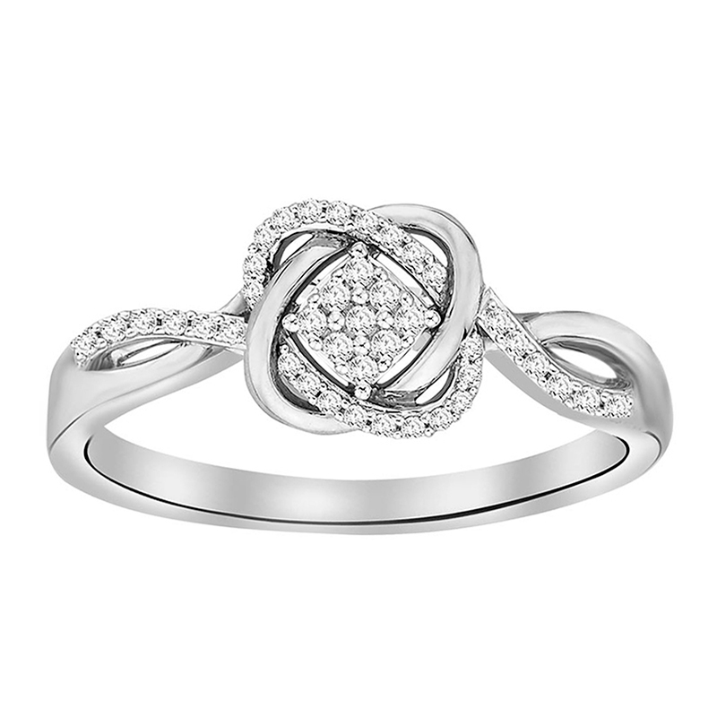 Proplétaný prsten s diamanty 93130