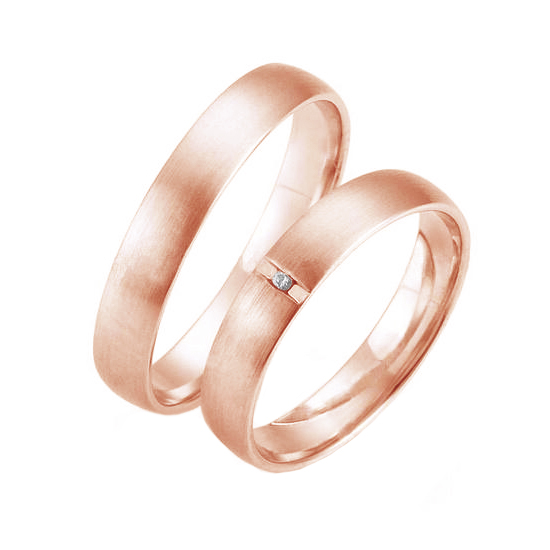 Snubní prsteny ze zlata s diamantem Neve 96230