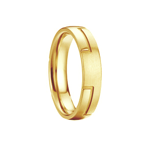 Zlaté snubní prsteny s diamantem Koby 96360