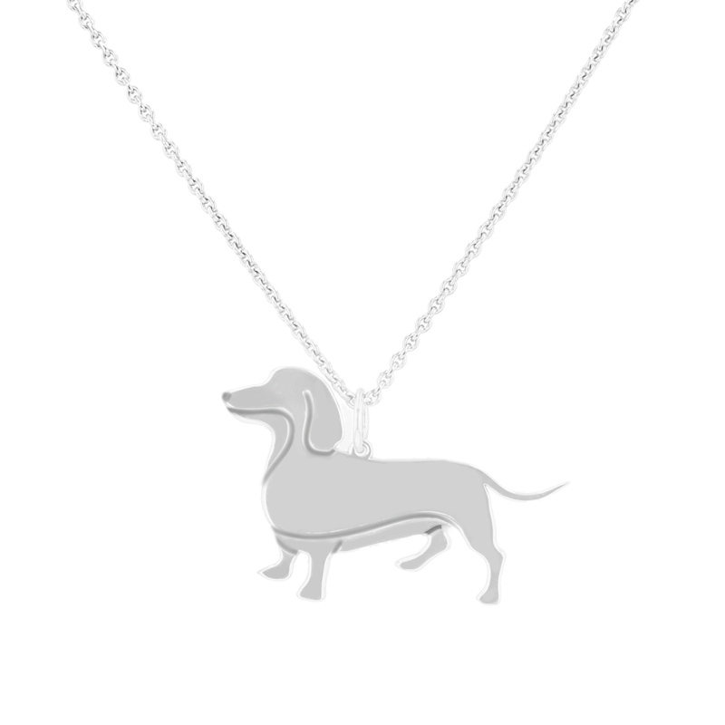 Přívěsek ve tvaru psa s gravírem Dachshund 98160