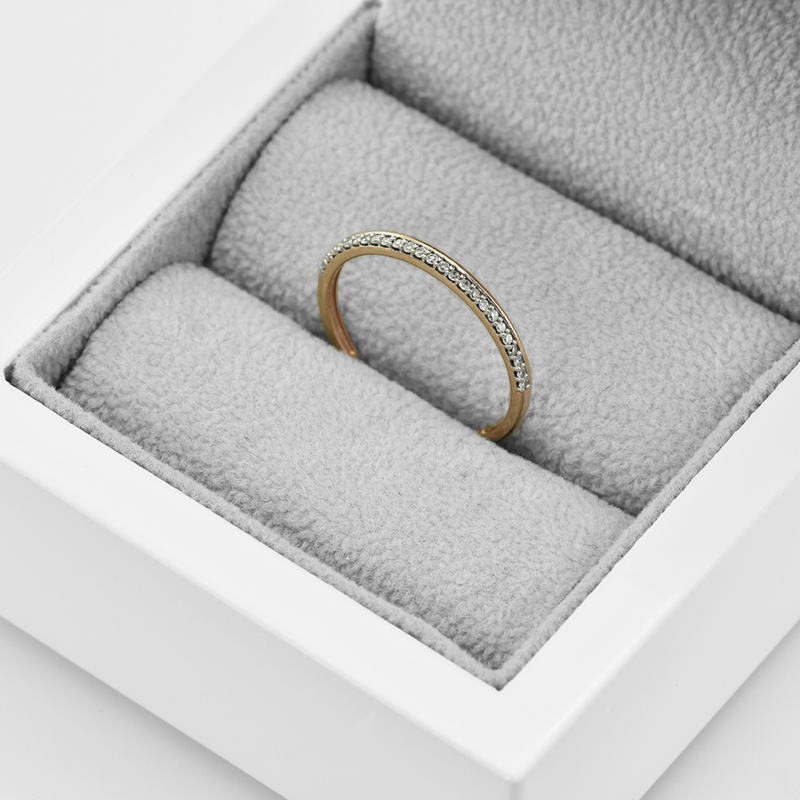 Eternity prsten s lab-grown diamanty Torres 101411