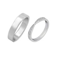 Eternity prsten s lab-grown diamanty a pánský plochý prsten Ajwa