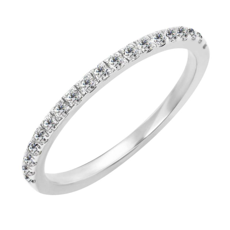 Eternity prsten s lab-grown diamanty a pánský půlkulatý prsten Otila 101921
