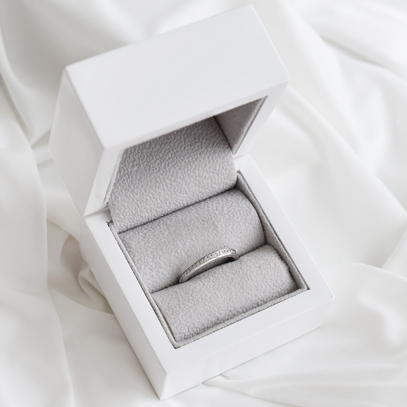 Eternity prsten s lab-grown diamanty a pánský komfortní prsten Oliviero 102221