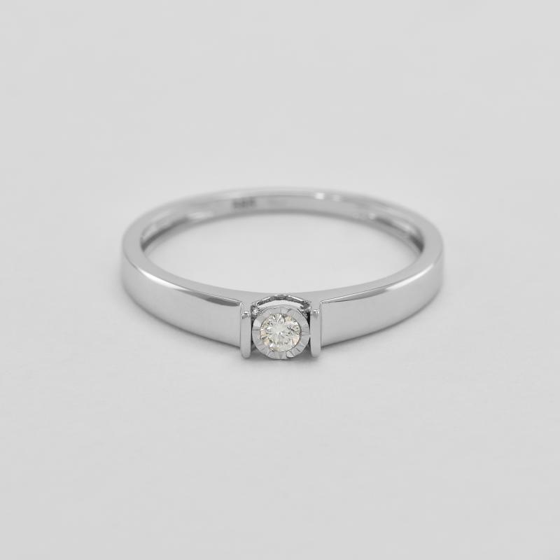 Elegantní zásnubní prsten s moissanitem Segunda 105231