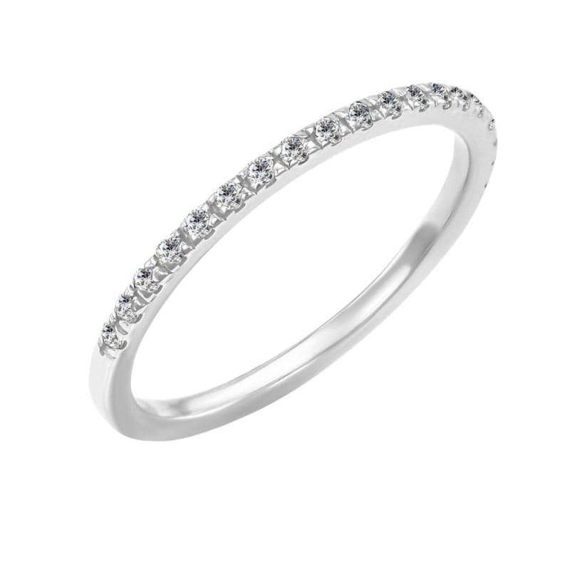 Dámský eternity prsten s moissanity a pánský komfortní prsten Adva 105261