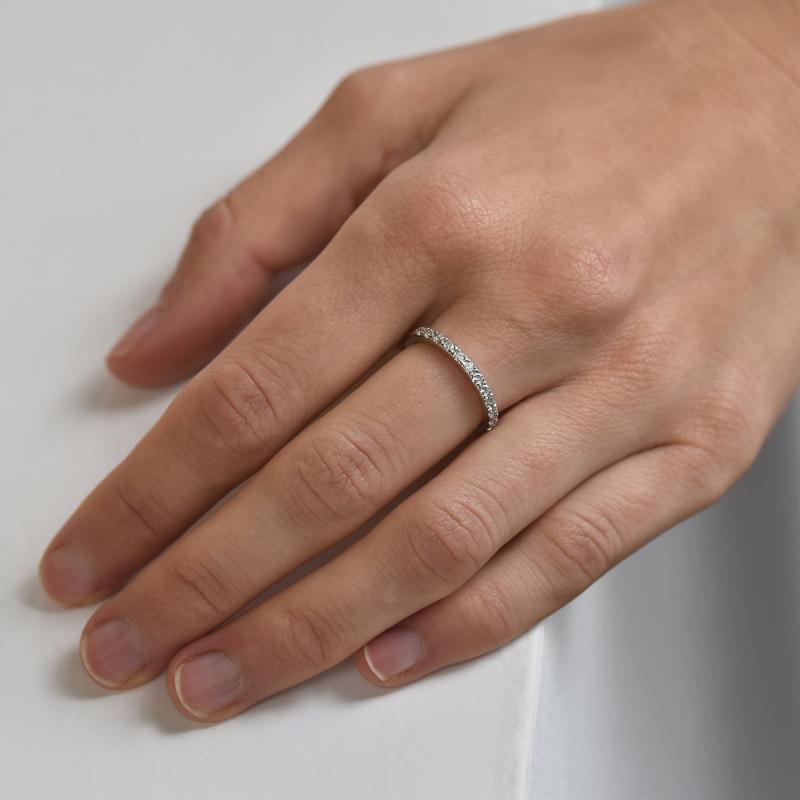 Eternity prsten s moissanity a pánský komfortní snubní prsten Driany 105421