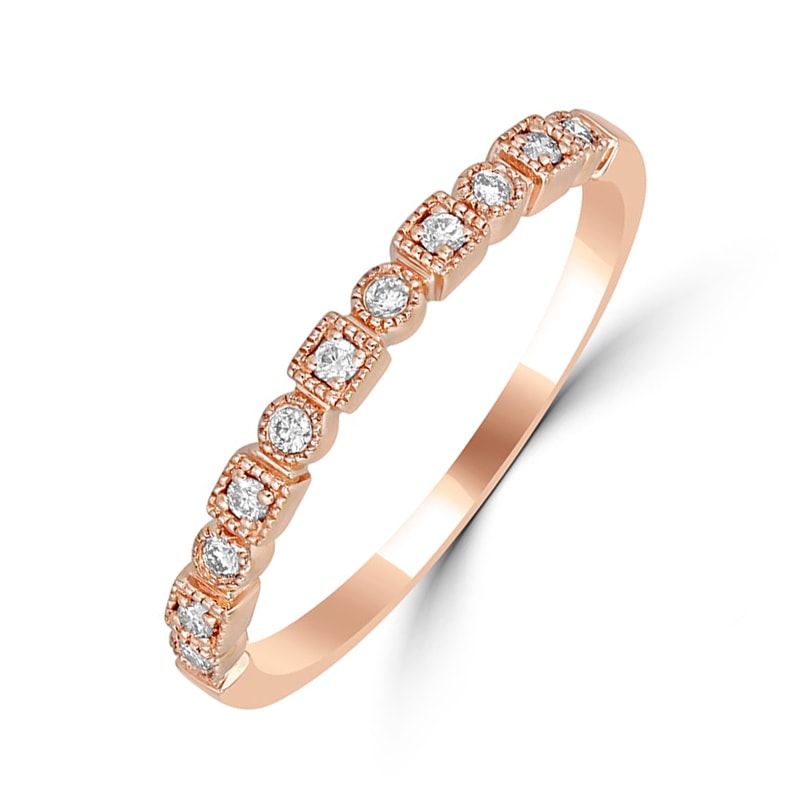Vintage prsten s lab-grown diamanty a pánský komfortní prsten Chryssa 105871