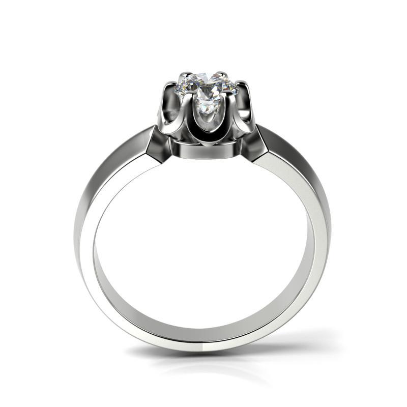 Prsten s certifikovaným diamantem 10831