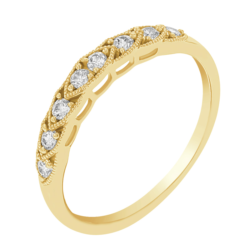 Elegantní eternity prsten s lab-grown diamanty Diogo 111631