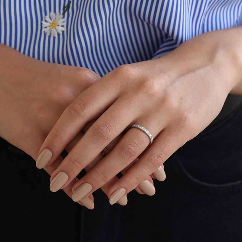 Eternity prsten s diamanty a pánský komfortní prsten Minke 113651