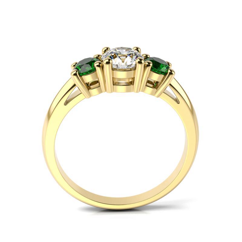 Zlatý prsten zásnubní 11431