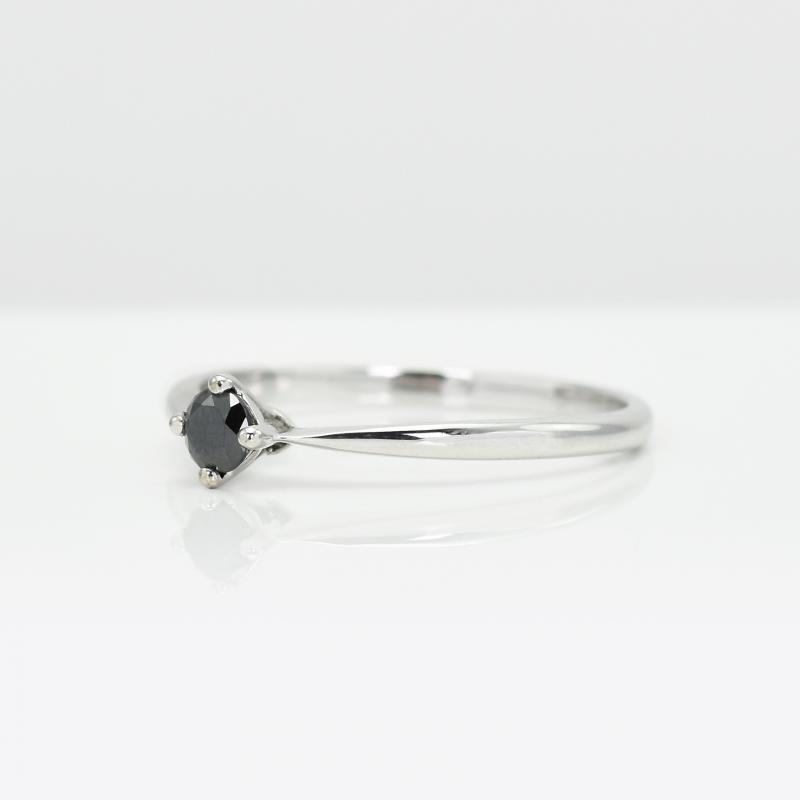 Prsten s černým diamantem 11851