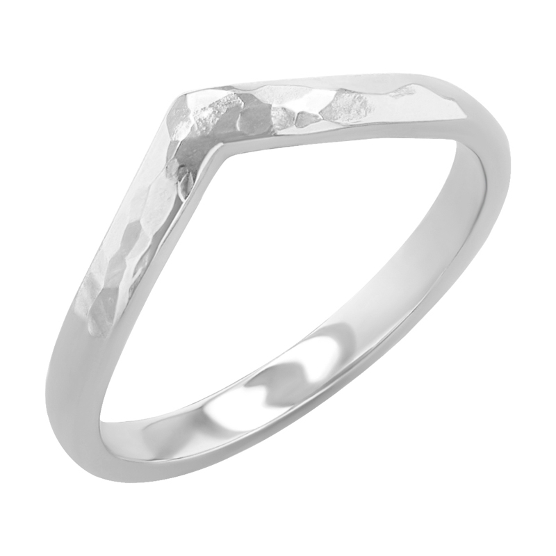 Vykrojený tepaný snubní prsten Yenka 118971