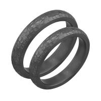 Tepané snubní prsteny z tantalu Rosser