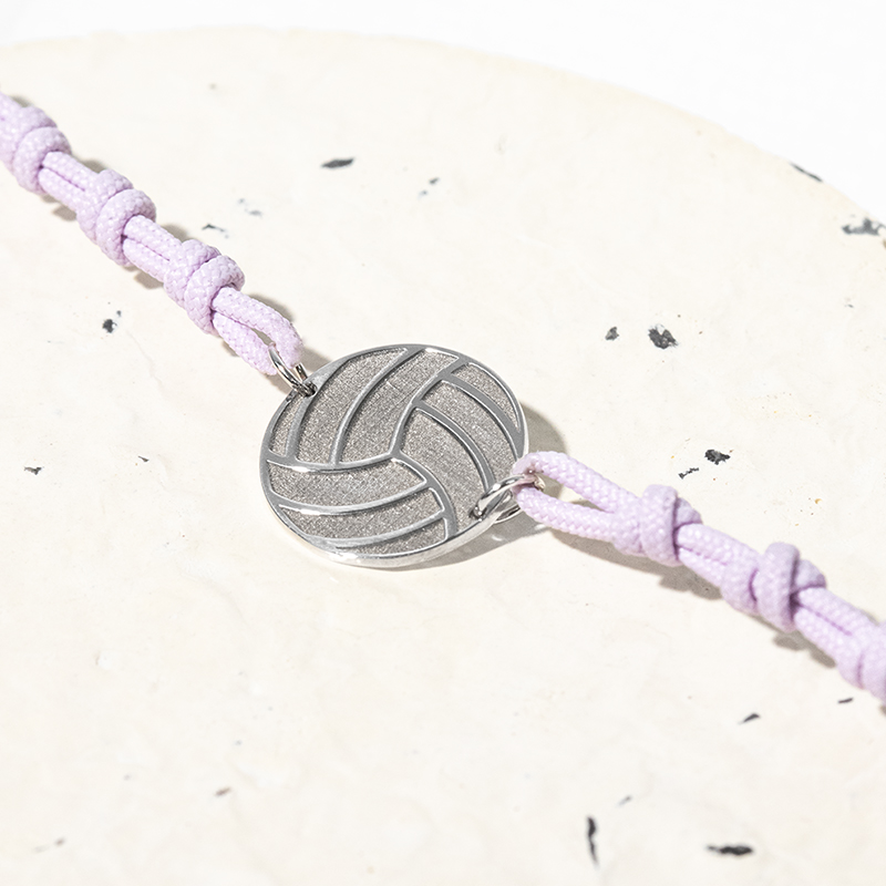 Provázkový náramek míč s gravírem dle vaší volby Volleyball 124751
