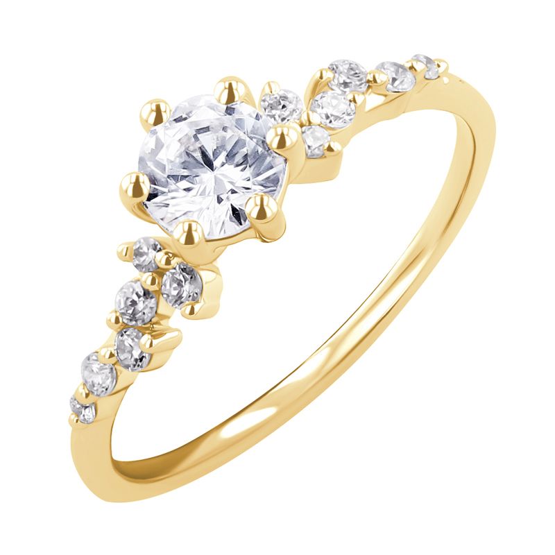 Eppi Zásnubní prsten s lab-grown diamanty Carina RE46460