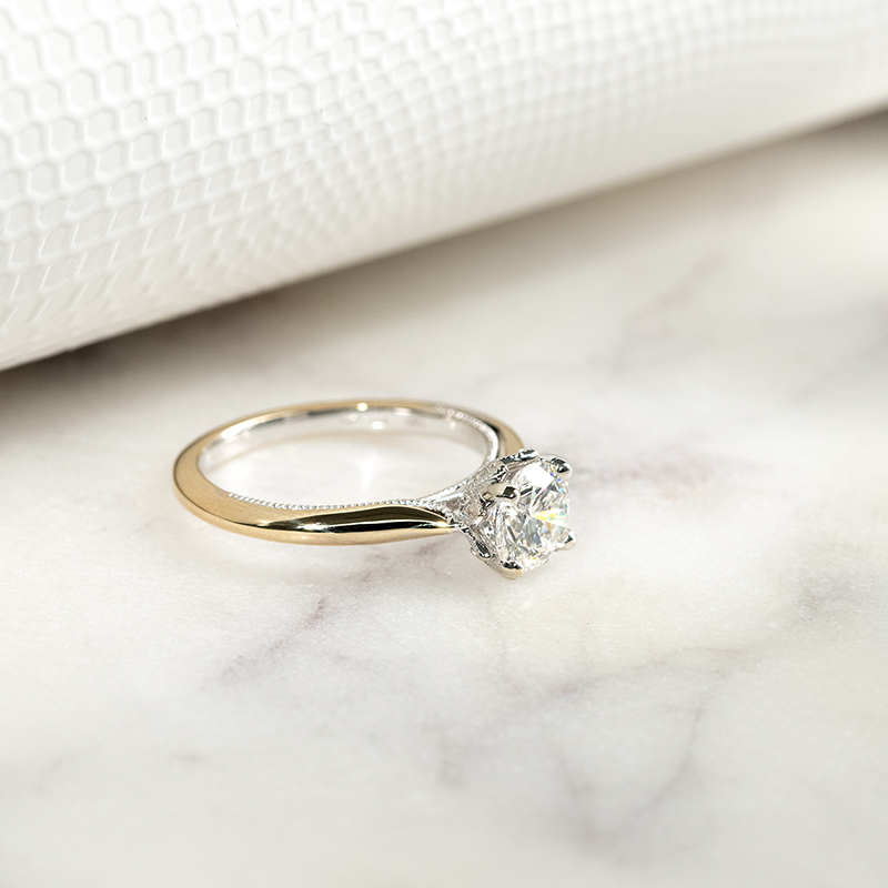 Zásnubní prsten s 1ct IGI certifikovaným lab-grown diamantem Libby 132481