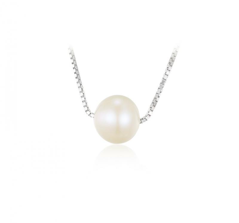 Stříbrný perlový náhrdelník Vonel