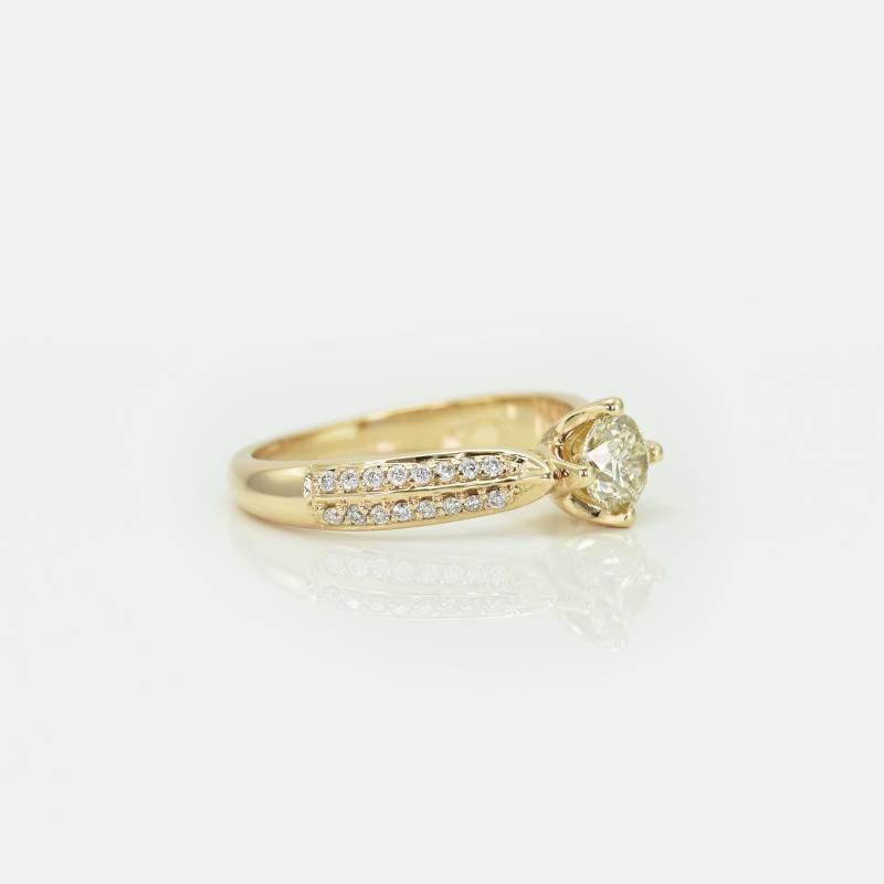 Prsten ze žlutého zlata 15211