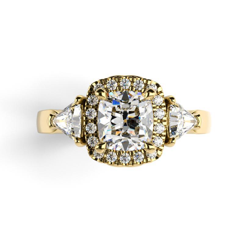 Zásnubní prsten s diamanty 16071
