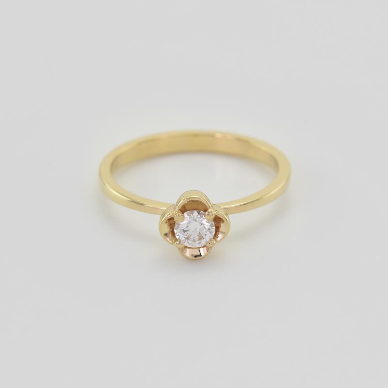 Romantický zásnubní prsten 17261
