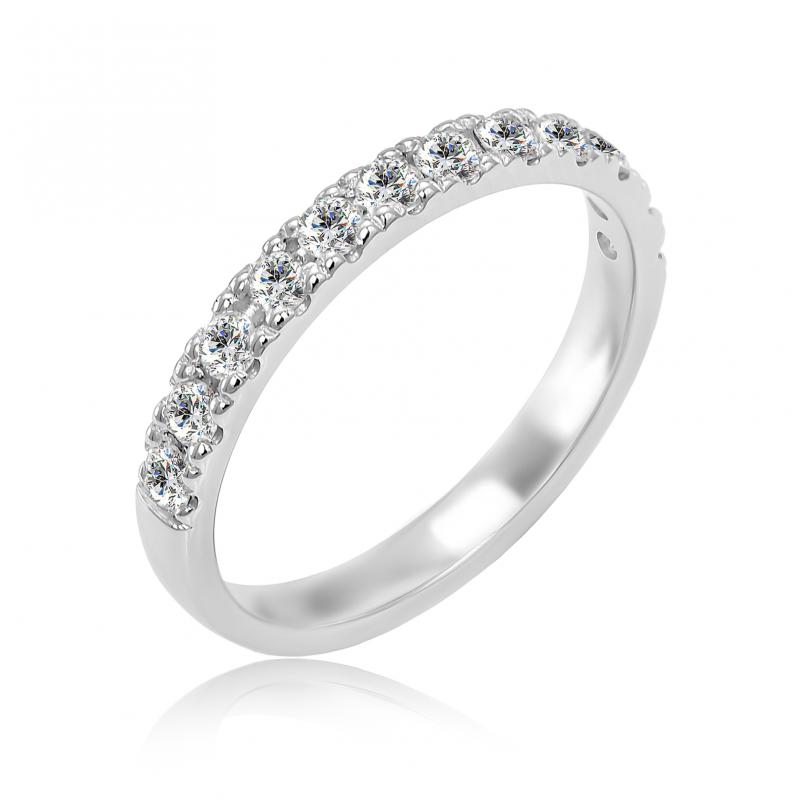 Diamantový eternity prsten z platiny Ianna 22811